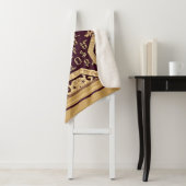 Armeens Alphabet Artwork Sherpa Blanket Deken (In situ)