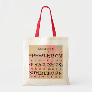 Armeens Alphabet Bag Tote Bag