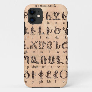 Armeens Alphabet Case-Mate iPhone Case