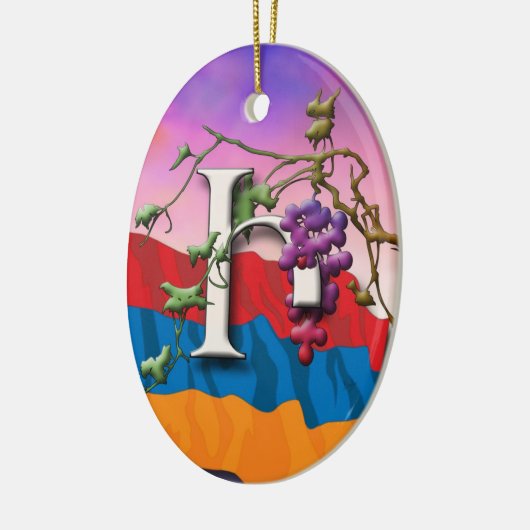 Armeens Alphabet Initiaal "Eni" Ornament (Links)