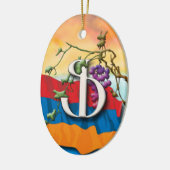 Armeens Alphabet Initiaal "Fe" Ornament (Links)