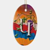 Armeens Alphabet Initiaal 'Gen' Ornament (Rechts)