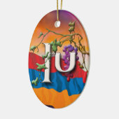 Armeens Alphabet Initiaal "Khe" Ornament (Links)