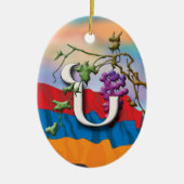 Armeens Alphabet Initiaal "Noo" Ornament (Voorkant)