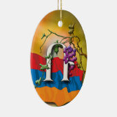 Armeens Alphabet Initiaal "Ra" Ornament (Rechts)