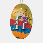 Armeens Alphabet Initiaal "Ra" Ornament (Links)