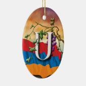 Armeens Alphabet Initiaal "Se" Ornament (Rechts)