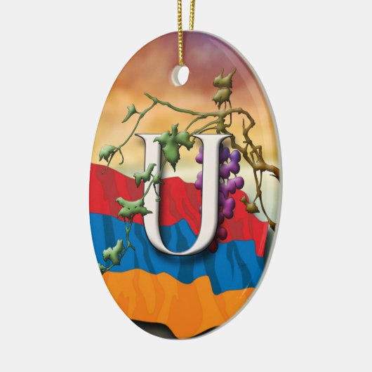 Armeens Alphabet Initiaal "Se" Ornament (Links)