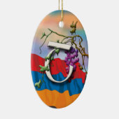 Armeens Alphabet Initiaal "Sha" Ornament (Rechts)