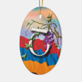 Armeens Alphabet Initiaal "Sha" Ornament (Links)