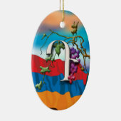 Armeens Alphabet Initiaal "Ta" Ornament (Rechts)