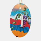 Armeens Alphabet Initiaal "Ta" Ornament (Links)