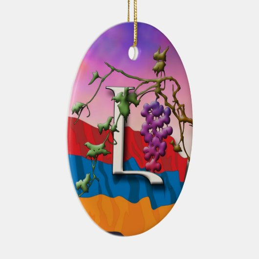 Armeens Alphabet Initialen "Lyun" Ornament (Rechts)