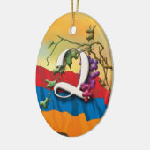 Armeens Alphabet Initialen "Tsa" Ornament (Links)