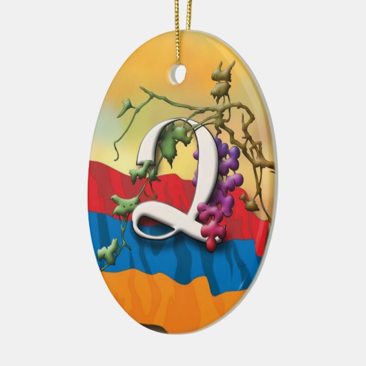 Armeens Alphabet Initialen "Tsa" Ornament (Links)