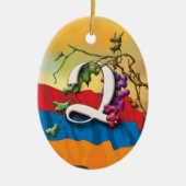 Armeens Alphabet Initialen "Tsa" Ornament (Voorkant)