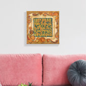 Armeens Alphabet Mural Canvas Afdruk (Insitu (Woonkamer))