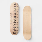 Armeens Alphabet Skateboard (Voorkant)
