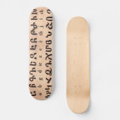 Armeens Alphabet Skateboard (Voorkant)