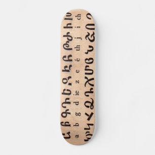 Armeens Alphabet Skateboard