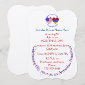 Armeens-Amerikaans land erfgoeduitnodiging Kaart (Voorkant / Achterkant)