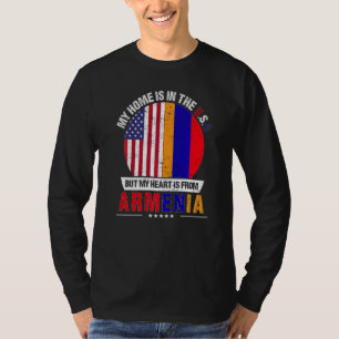 Armeens - Amerikaans patriothart komt van Armenië  T-shirt