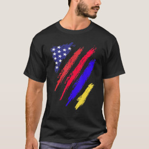 Armeens-Amerikaanse Groene Vlag VS Patriot Heritag T-shirt