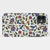 Armeens bloempatroon - Blauw & wit Case-Mate iPhone Case (Achterkant (horizontaal))