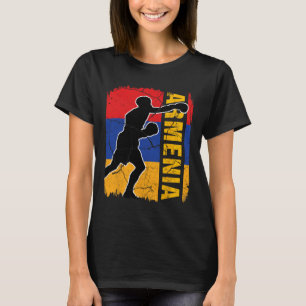 Armeens boxingteam Armeense vlag boxing handschoen T-shirt