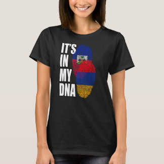 Armeens en Haïtiaans erfgoed voor DNA-vlag T-shirt