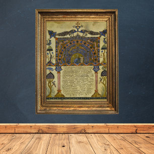 Armeens evangelboek Medieval Manuscript Poster