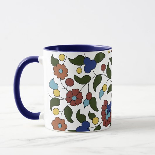 Armeens Floral Pattern Mok (Links)