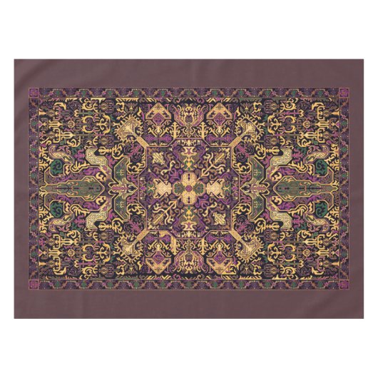 Armeens Folk Art Cotton Tablecloth, 52 x 70 inch Tafelkleed (Voorkant (Horizontaal))