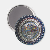 Armeens geschilderde magneet (Voorkant / Achterkant)