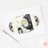 Armeens Gezegde Ovale Sticker (Envelop)