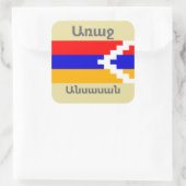 Armeens Gezegde Square Sticker (Tas)