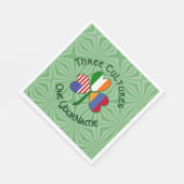 Armeens Iers-Amerikaanse Shamrock Party Paper Servet (Hoek)