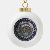 Armeens Jerusalem Keramische Bal Ornament (Voorkant)