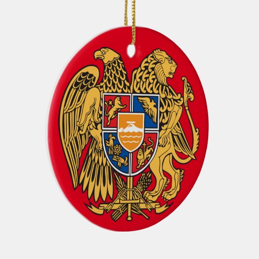 Armeens* kerstversiering keramisch ornament (Rechts)