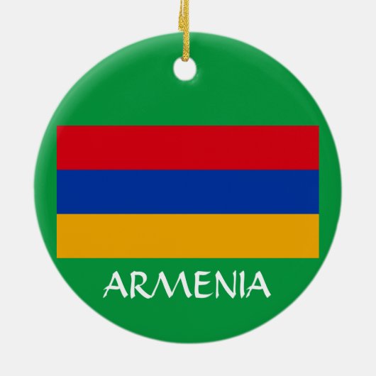 Armeens* kerstversiering keramisch ornament (Achterkant)