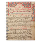 Armeens Lectionary en Missal Liturgy Manuscript Notitieboek (Voorkant)