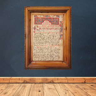 Armeens Lectionary en Missal Liturgy Manuscript Poster