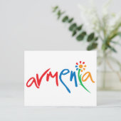Armeens Officieel Logo Briefkaart (Staand voorkant)
