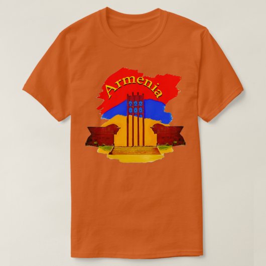 Armeens onafhankelijkheidsmonument t-shirt (Design voorkant)