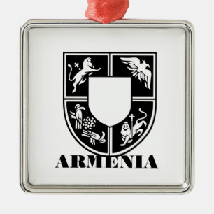 Armeens Staatsembleem Hedendaagse Kunst Metalen Ornament