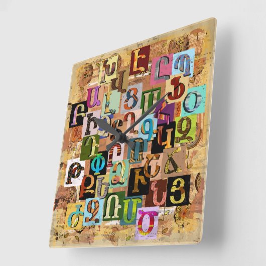 Armeens textielalfabet grote klok (Hoek)