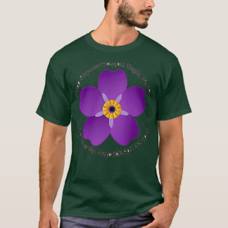 Armeens vergeet me niet FLower T-shirt
