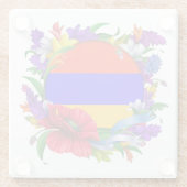 Armeens vlagglas Onderzetter (Achterkant)