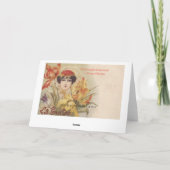 Armeens vrolijk kerstfeest Wenskaart Kaart (Achterkant)