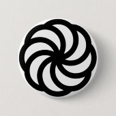 Armeens waardensymbool ronde button 5,7 cm (Voorkant)